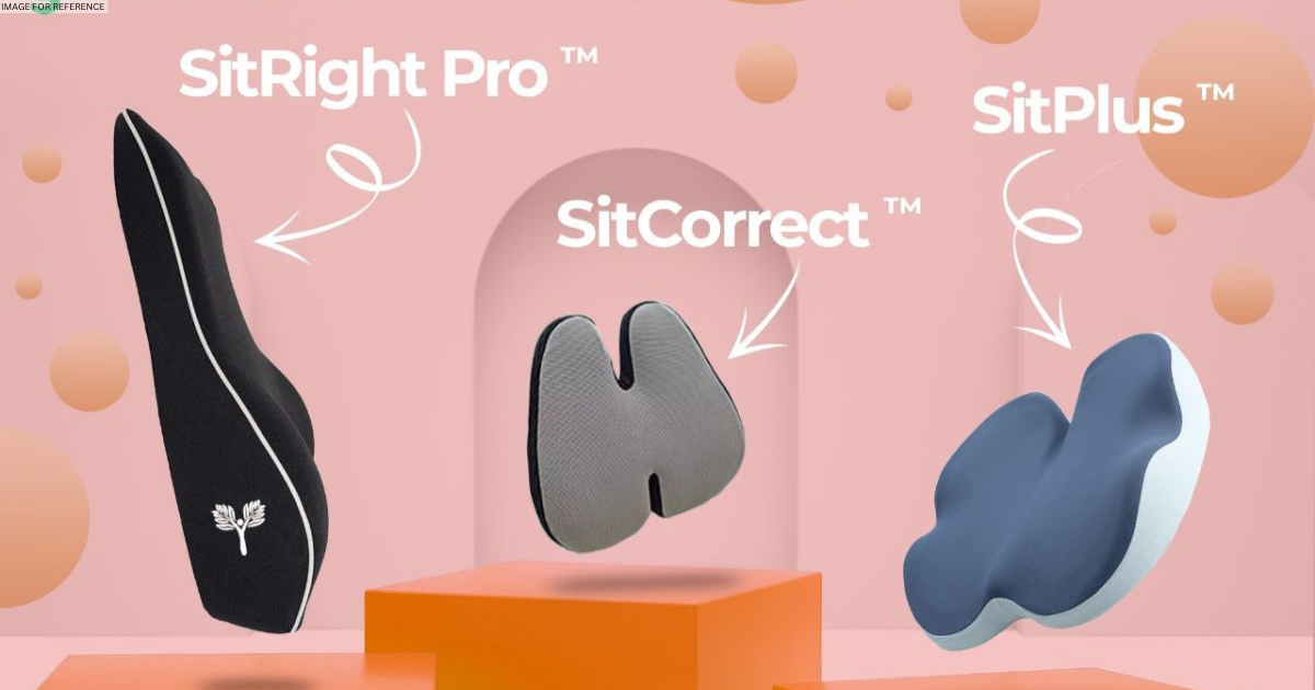Grin Health : Best Ergonomic Healthcare Products Brand in India launches new products SitRight Pro ™ , SitPlus ™ & SitCorrect ™ for backrest and neck support